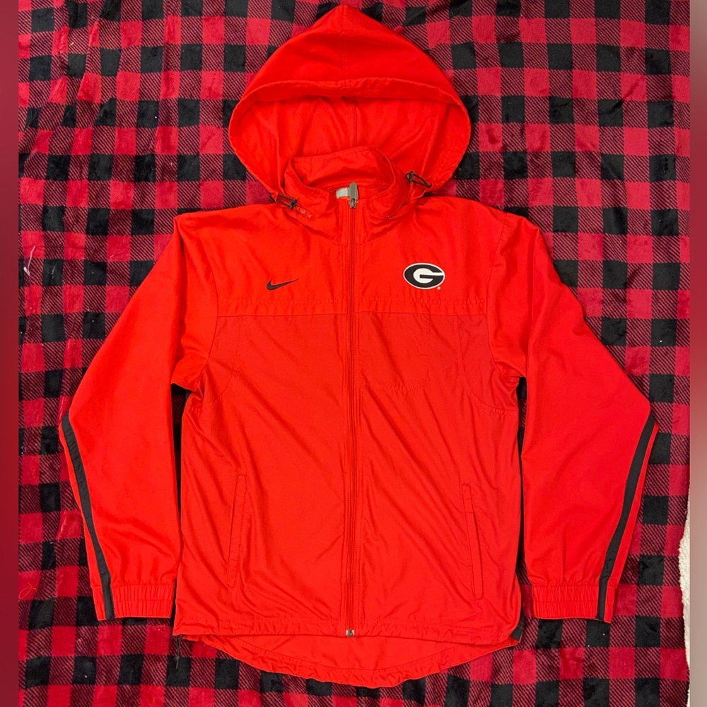 Early 2000s Georgia Bulldogs Nike Team Full Zip Windbreaker